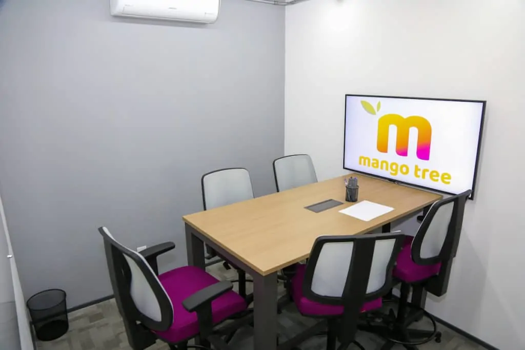 Customer Centricity: Sala de reunião na Mango Tree